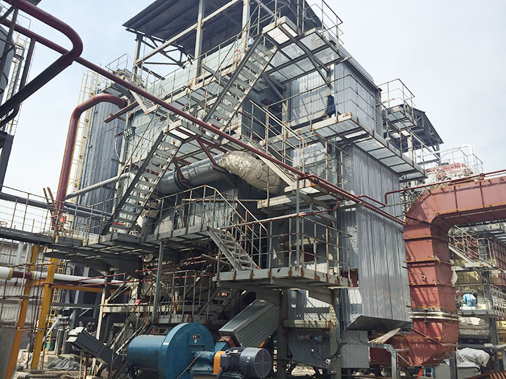 Dezhou Ruikang Food Co., Ltd. YFL-14000MF high-efficiency pulverized coal organic heat carrier furnace project